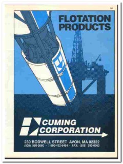 Cuming Corp 1998 vintage oil gas catalog oilfield floatation products Cuming Corp 1998 vintage oil gas catalog oilfield floatation products