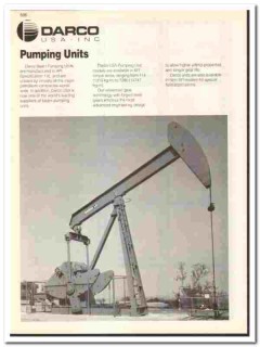 Darco USA Inc 1998 vintage oil gas catalog oilfield pumping units