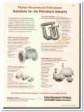 Fisher-Rosemount Petroleum 1998 vintage oil gas catalog oilfield FRP Fisher-Rosemount Petroleum 1998 vintage oil gas catalog oilfield FRP