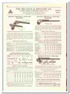 Billings Spencer Company 1942 vintage oil gas catalog oilfield tools Billings Spencer Company 1942 vintage oil gas catalog oilfield tools