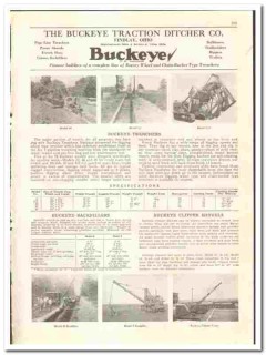 Buckeye Traction Ditcher Company 1942 vintage oil gas catalog oilfield Buckeye Traction Ditcher Company 1942 vintage oil gas catalog oilfield