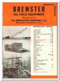 Brewster Company 1942 vintage oil gas catalog oilfield equipment