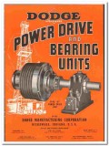 Dodge Mfg Corp 1942 vintage oil catalog oilfield power drive bearing