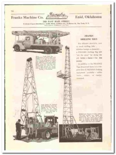 Franks Machine Company 1942 vintage oil gas catalog oilfield drilling Franks Machine Company 1942 vintage oil gas catalog oilfield drilling