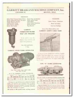 Garrott Brass Machine Company 1942 vintage oil gas catalog oilfield