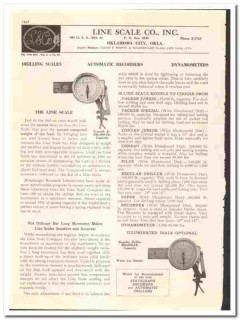 Line Scale Company 1942 vintage oil gas catalog oilfield equipment Line Scale Company 1942 vintage oil gas catalog oilfield equipment