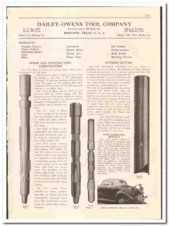 Dailey-Owens Tool Company 1942 vintage oil gas catalog oilfield