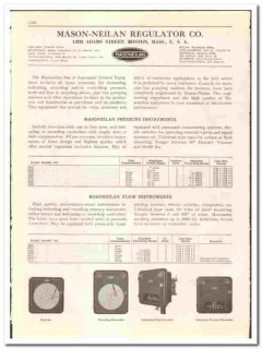 Mason-Neilan Regulator Company 1942 vintage oil gas catalog oilfield Mason-Neilan Regulator Company 1942 vintage oil gas catalog oilfield