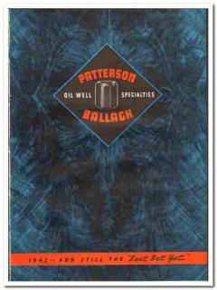 Patterson-Ballagh Corp 1942 vintage oil gas catalog oilfield equipment