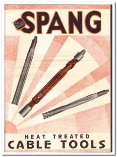 Spang Company 1942 vintage oil gas catalog oilfield cable tools
