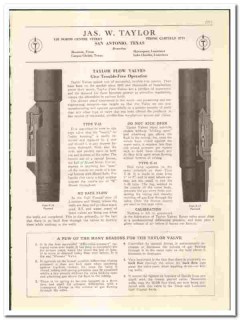Jas W Taylor Inc 1942 vintage oil gas catalog oilfield Flow Valves Jas W Taylor Inc 1942 vintage oil gas catalog oilfield Flow Valves
