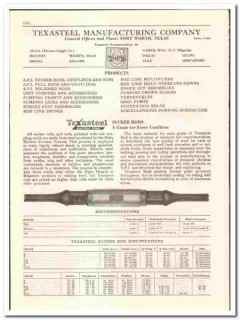 Texasteel Mfg Company 1942 vintage oil gas catalog oilfield equipment Texasteel Mfg Company 1942 vintage oil gas catalog oilfield equipment