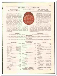 Tretolite Company 1942 vintage oil gas catalog oilfield chemicals Tretolite Company 1942 vintage oil gas catalog oilfield chemicals