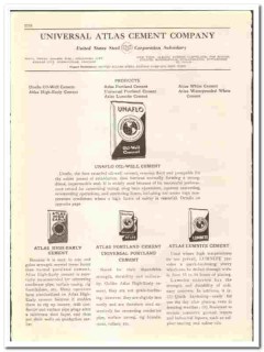 Universal Atlas Cement Company 1942 vintage oil gas catalog oilfield