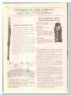 Universal Oil Tool Company 1942 vintage catalog oilfield drilling