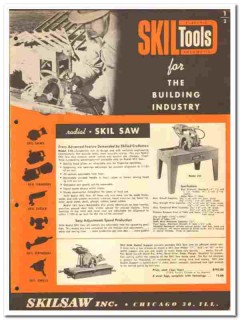 Skilsaw Inc 1949 vintage flooring catalog skil saws sanders drills