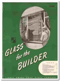 Libbey Owens Ford Glass Company 1949 vintage catalog window mirror Libbey Owens Ford Glass Company 1949 vintage catalog window mirror