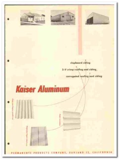 Permanente Products  Company 1949 vintage metal catalog Kaiser Alum Permanente Products  Company 1949 vintage metal catalog Kaiser Alum