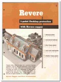 Revere Copper Brass Inc 1949 vintage roofing catalog flashing protect