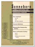L Sonneborn Sons Inc 1949 vintage paint catalog floor treatments