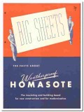 Homasote Company 1949 vintage insulation catalog building board