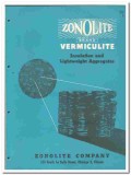 Zonolite Company 1949 vintage insulation catalog Vermiculite Aggregate