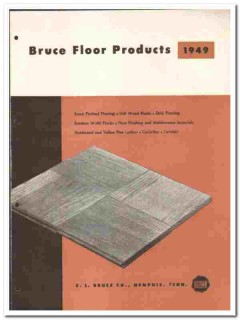 E L Bruce Company 1949 vintage flooring catalog finished wood blocks E L Bruce Company 1949 vintage flooring catalog finished wood blocks