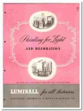 National Chemical Mfg Company 1949 vintage paint catalog Luminall National Chemical Mfg Company 1949 vintage paint catalog Luminall