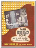 Paine Lumber Company 1949 vintage door catalog Rezo hollow core Paine Lumber Company 1949 vintage door catalog Rezo hollow core
