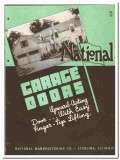 National Mfg Company 1949 vintage door catalog garage Upward-Acting National Mfg Company 1949 vintage door catalog garage Upward-Acting
