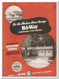 Rowe Mfg Company 1949 vintage door catalog overhead home garage Ro-Way
