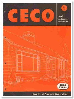 Ceco Steel Products Corp 1949 vintage windows catalog casements Ceco Steel Products Corp 1949 vintage windows catalog casements