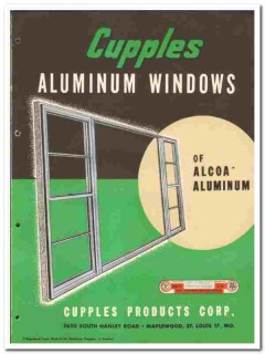 Cupples Products Corp 1949 vintage window catalog aluminum ALCOA Cupples Products Corp 1949 vintage window catalog aluminum ALCOA