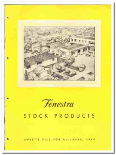 Detroit Steel Products Company 1949 vintage window catalog doors