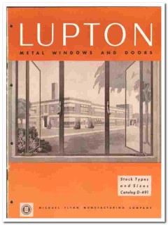 Michael Flynn Mfg Company 1949 vintage window catalog doors Lupton Michael Flynn Mfg Company 1949 vintage window catalog doors Lupton