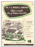 F C Russell Company 1949 vintage window catalog insulation