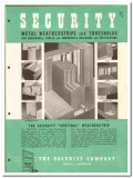 Security Company 1949 vintage insulation catalog metal weatherstrips