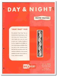 Day Night Mfg Company 1949 vintage plumbing catalog water heaters