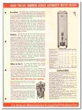 Ruud Mfg Company 1949 vintage plumbing catalog water heater automatic Ruud Mfg Company 1949 vintage plumbing catalog water heater automatic