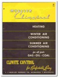 L J Mueller Furnace Company 1949 vintage heating catalog Climatrol