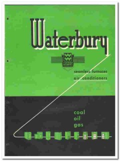 Waterman-Waterbury Company 1949 vintage heating catalog furnaces Waterman-Waterbury Company 1949 vintage heating catalog furnaces
