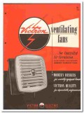 Victor Electric Products Inc 1949 vintage heating catalog fans Victor Electric Products Inc 1949 vintage heating catalog fans