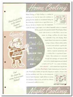 Edgar T Ward Company 1949 vintage heating catalog Zephyr home coolers Edgar T Ward Company 1949 vintage heating catalog Zephyr home coolers
