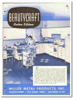Miller Metal Products Inc 1949 vintage kitchen catalog Beautycraft Miller Metal Products Inc 1949 vintage kitchen catalog Beautycraft