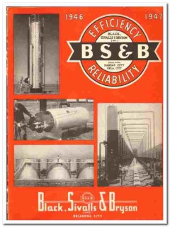 Black Sivals Bryson Inc 1947 vintage oil gas catalog oilfield tanks Black Sivals Bryson Inc 1947 vintage oil gas catalog oilfield tanks
