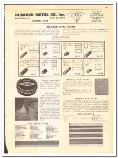 Diamond Metal Company 1947 vintage oil gas catalog oilfield inserts