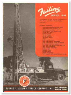 George E Failing Supply Company 1947 vintage oil gas catalog oilfield