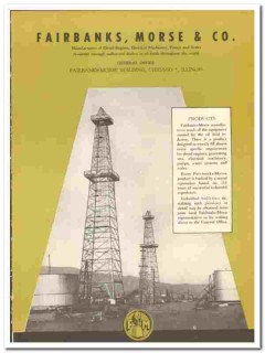 Fairbanks-Morse Company 1947 vintage oil gas catalog oilfield pumps