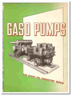 Gaso Pump Burner Mfg Company 1947 vintage oil gas catalog oilfield