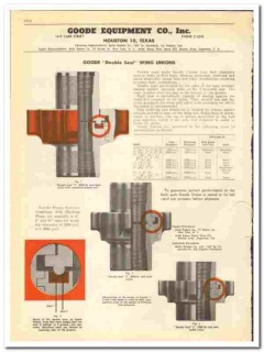 Goode Equipment Company 1947 vintage oil gas catalog oilfield unions